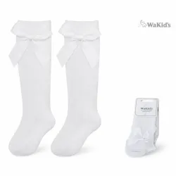 Medias Largas Blancas para Niña