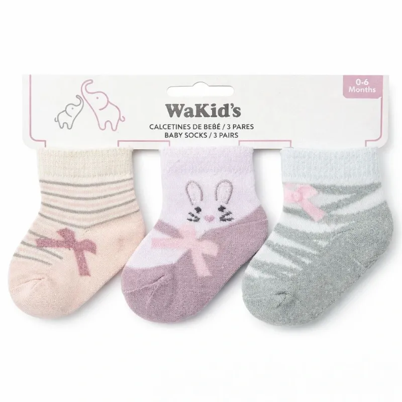 Medias para Bebe Niña de Conejito