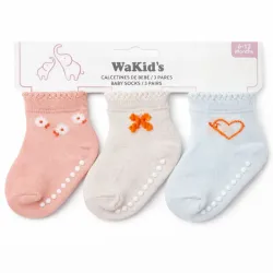 Medias para Bebe NIña de Corazon y Floresita