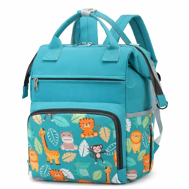 Mochila Pañalera Celeste