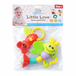 Mordedor Sonajero en forma de Mariposa