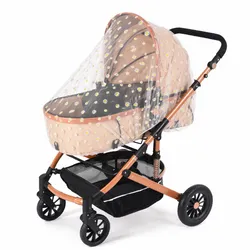 Mosquitero Con Tul Estampado Flores