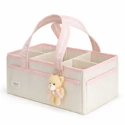 Organizador para Pañales con asa ROSA