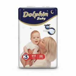 Pañales desechables Dolphin Baby Etapa 3 (68 piezas)