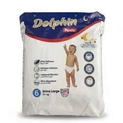 Pañales Entrenadores desechables Dolphin Baby Etapa 6 (20 piezas)