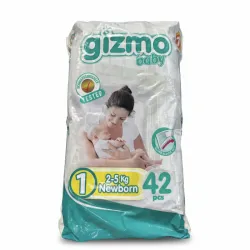 Pañales desechables Gizmo Baby Etapa 1 (42 piezas)