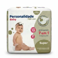 Pañales desechables Personalidade Baby talla P (70 piezas)