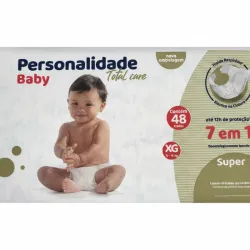Pañales desechables Personalidade Baby talla XG (48 piezas)
