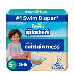 Pañales Desechables Splashers Etapa 5+ (17 piezas)