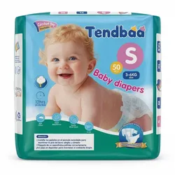 Pañales desechables Tendbaa talla S (50 piezas)