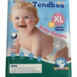 Pañales desechables Tendbaa talla XL (50 piezas)
