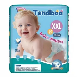 Pañales desechables Tendbaa talla XXL (50 piezas)