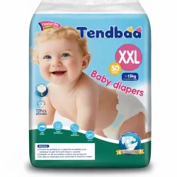 Pañales desechables Tendbaa talla XXL (50 piezas)