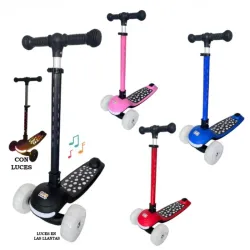 Patineta con Luces y Musica
