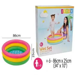 Piscina para Bebes 86cm x 25cm de 1-3 años