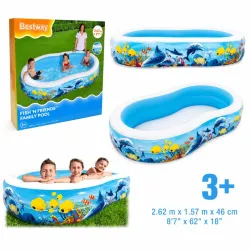 Piscina Para Niños, fondo Marino 3+