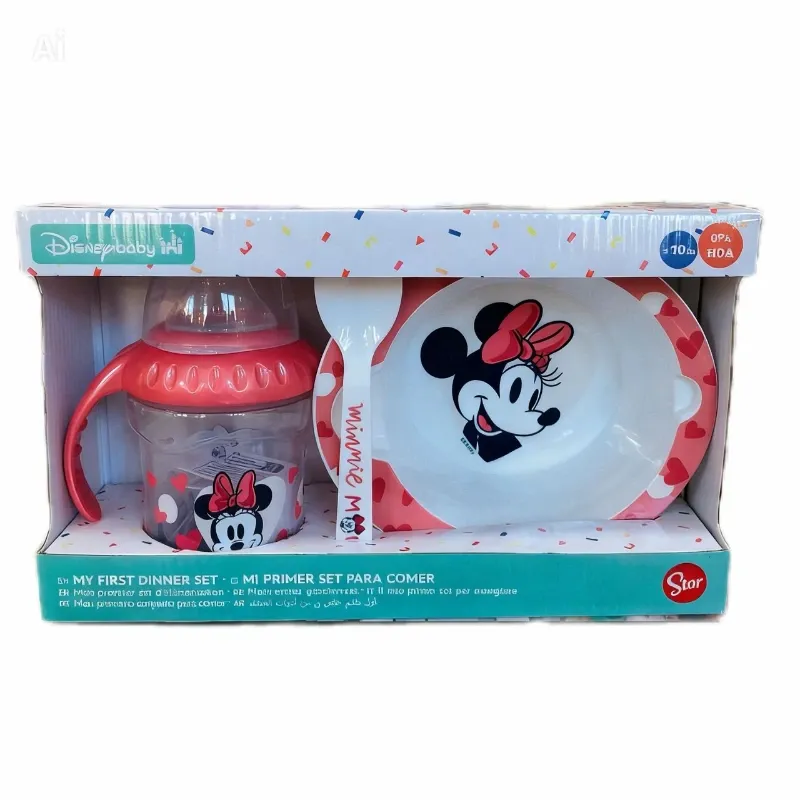 Plato y Cuchara Minnie Mouse