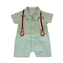 Romper Verde con Tirantes