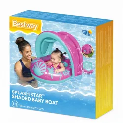 Salvavidas con Techo Rosa 1-2 años