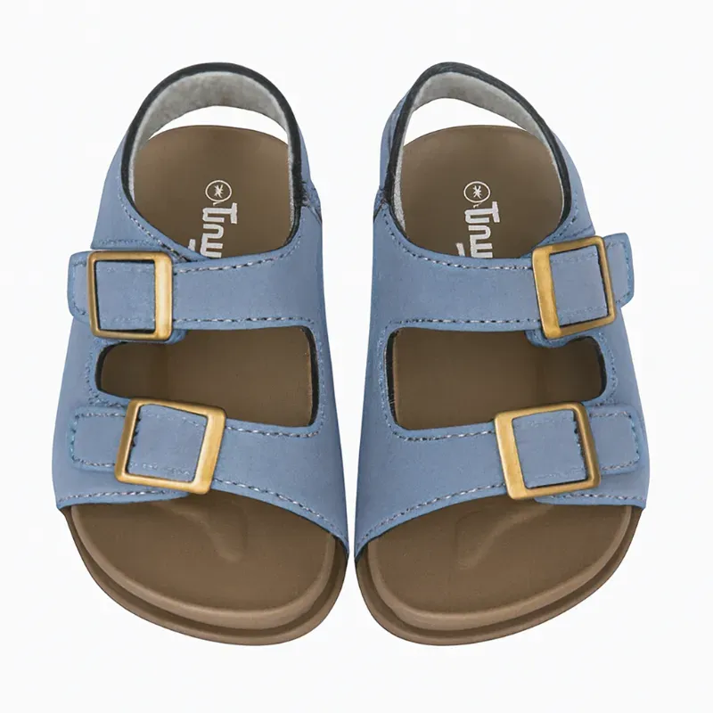 Sandalias Azules con Hebillas para Bebé