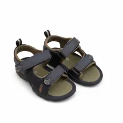 Sandalias Marrón con Peguetas para Bebé