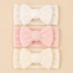 Set de 3 Cintas Para Bebés con Lazos