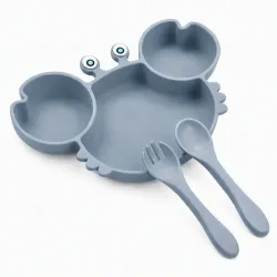 Set de Alimentación de Silicona para Bebés