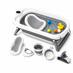 Set de Baño con Varias Piezas en Gris