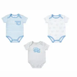 Set de Bodys Azul Celeste