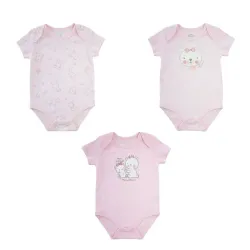 Set de Bodys con Mangas Rosa Pastel