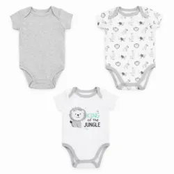 Set de Bodys Infantiles con León