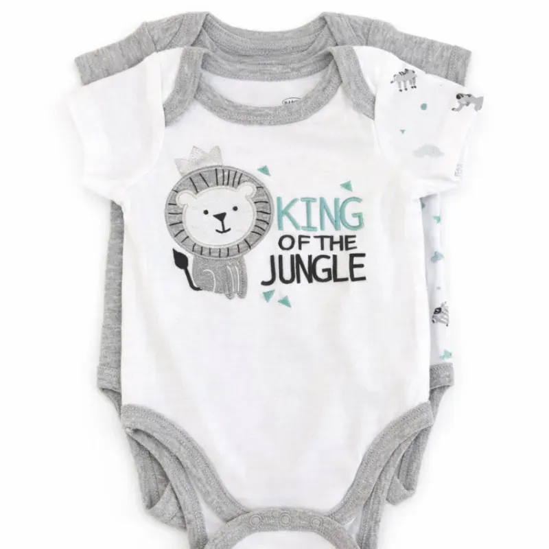 Set de Bodys Infantiles con León