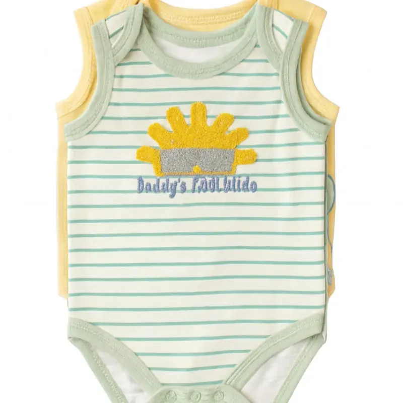 Set de Bodys Sin Mangas para Bebé