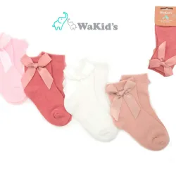 Set de Calcetines con Lazo para Bebé