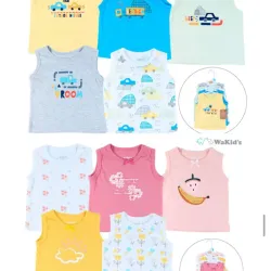 Set de Camisetas Sin Mangas Infantiles Mixto