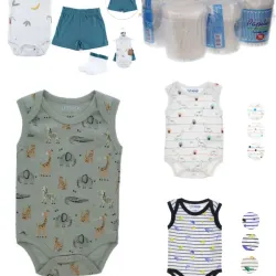 Set de Conjunto de Ropa y Toconetes para Bebé (Varón)