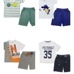 Set de Conjuntos de Camiseta y Short Infantiles (Varón)