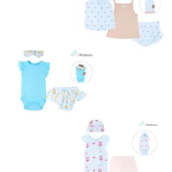 Set de Conjuntos de Ropa Infantil para Bebé (Hembra)