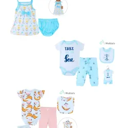 Set de Conjuntos de Ropa y Accesorios para Bebé Mixto