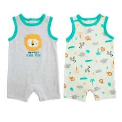 Set de Enterizos para Bebé Temática Animales