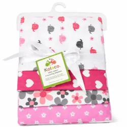 Set de Pañales 100% Algodon Hipoalergicos 