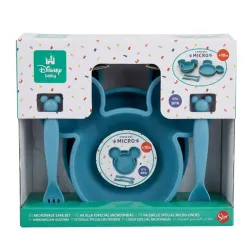 Set de Platos y Cubiertos para Microwave