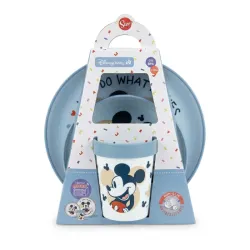 Set de Platos y Vaso Mickey Mouse