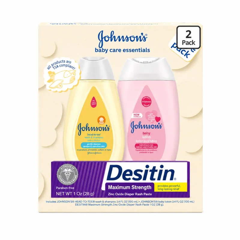 Set de Regalo Johnson con Shampoo+Crema+Desitin
