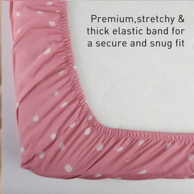 Set de Sábanas de Cuna Rosadas