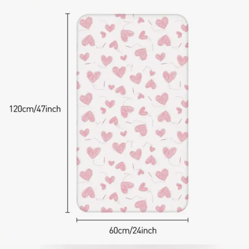 Set de Sábanas de Cuna Rosadas