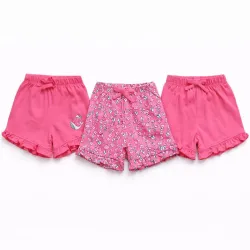 Set de Shorts Rosados Infantiles