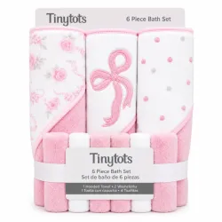 Set de Tres Toallas con Capucha + Seis Toallitas