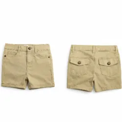 Short de Mezclilla Beige