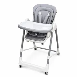 Silla Alta para Bebé 2 en 1 con Ruedas.